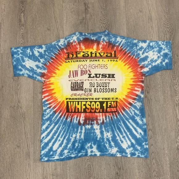 Vintage 1996 HFstival tie-dye tshirt - Picture 2 of 5